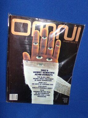 Vintage OMNI Magazine - January 1983 - Sci-Fi, Science, Sea Monkeys, Robots